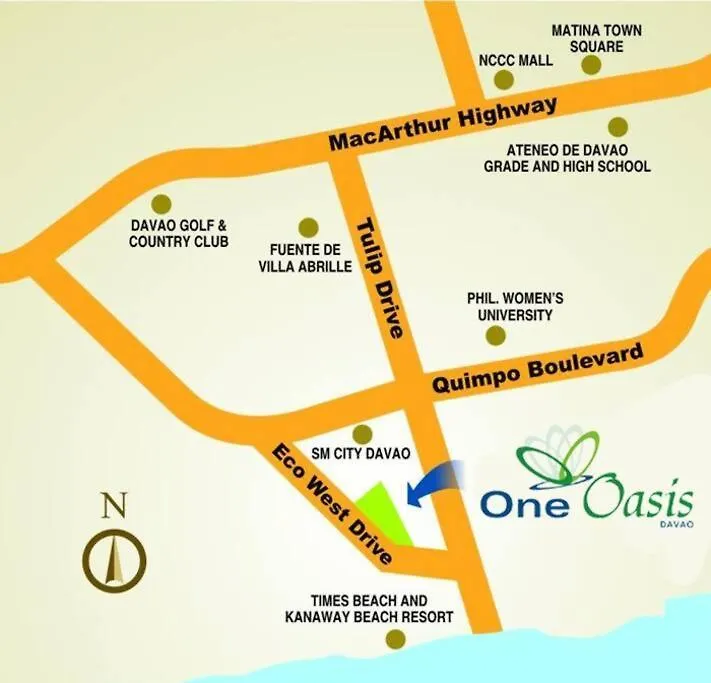 Apartment For Rent 2 Bedroom Condo Unit At One Oasis Davao